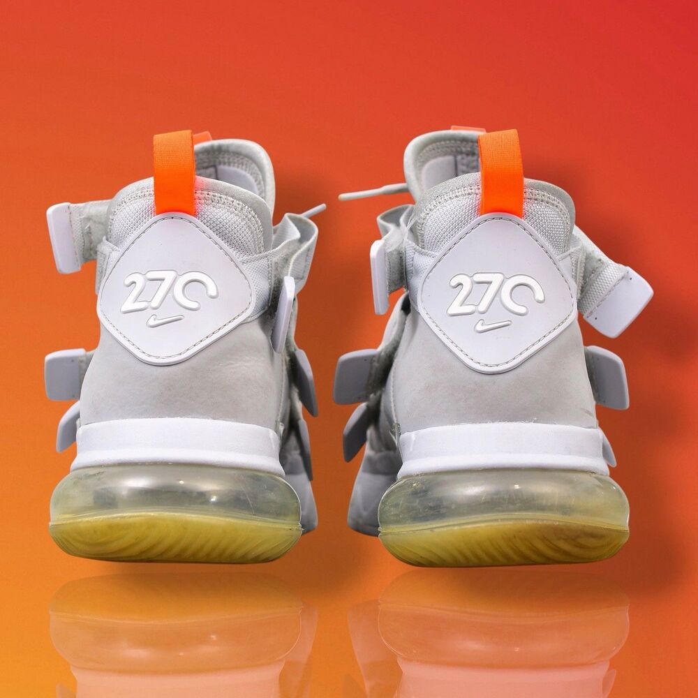 Nike Air Edge 270 Pure Platinum Men’s Size 10.5 Basketball Shoes Sneakers - Picture 4 of 9